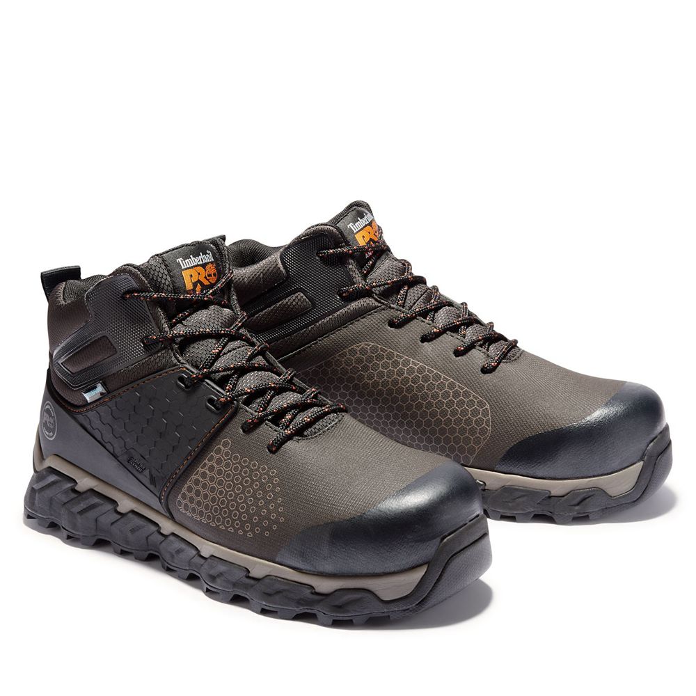 Bocanci De Muncă Timberland Barbati Maro Inchis - Pro® Ridgecomp Toe - Romania - QHGUFX963